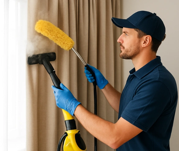 Trusted drapes cleaning technician Matty Curtain Cleaning port-kembla-nsw QLD