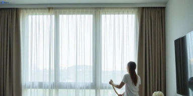 Delicate sheer drape cleaning port-kembla-nsw Matty Curtain Cleaning
